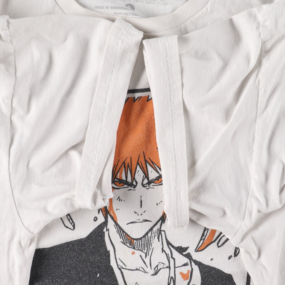 BLEACH Anime Character Print T-Shirt Men's L /eaa450963