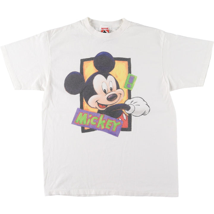 90'S MICKEY INC MICKEY MOUSE Mickey Mouse character print T-shirt made in USA men's XL vintage /eaa450980