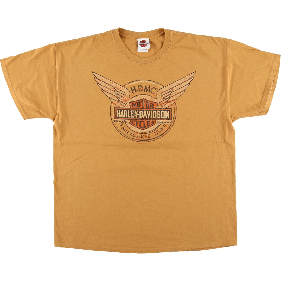 Harley-Davidson Eagle Pattern Motorcycle Bike T-shirt Men's XL /eaa450986