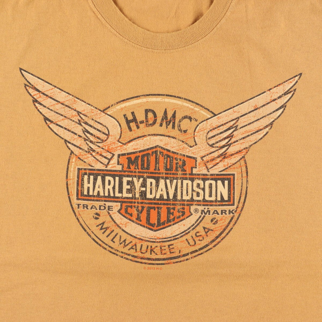 Harley-Davidson Eagle Pattern Motorcycle Bike T-shirt Men's XL /eaa450986