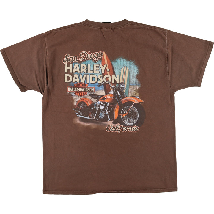 Harley-Davidson Motorcycle Bike T-shirt Men's L /eaa450997