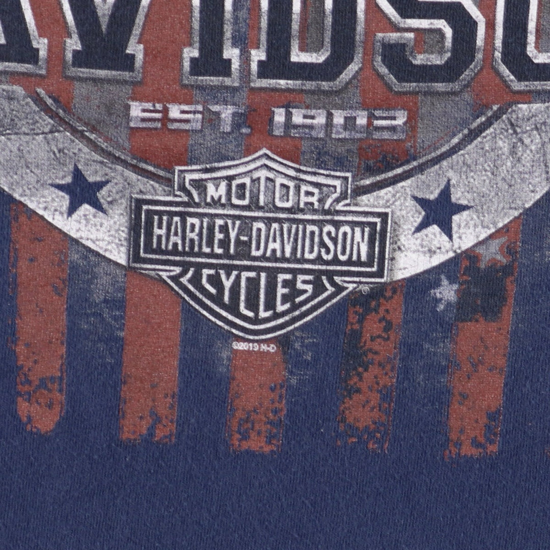 Harley-Davidson Motorcycle Bike T-shirt Made in USA Men's L /eaa450998