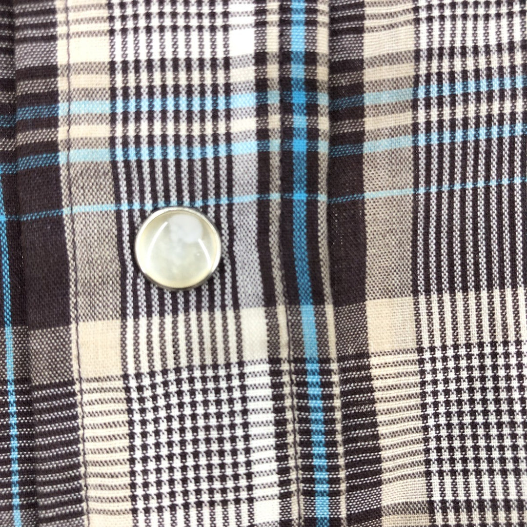 90'S Levi's THE COWBOYS TAILER Check Pattern Long Sleeve Western Shirt Men's XL Vintage /eaa451035