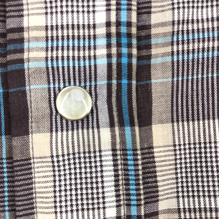 90'S Levi's THE COWBOYS TAILER Check Pattern Long Sleeve Western Shirt Men's XL Vintage /eaa451035