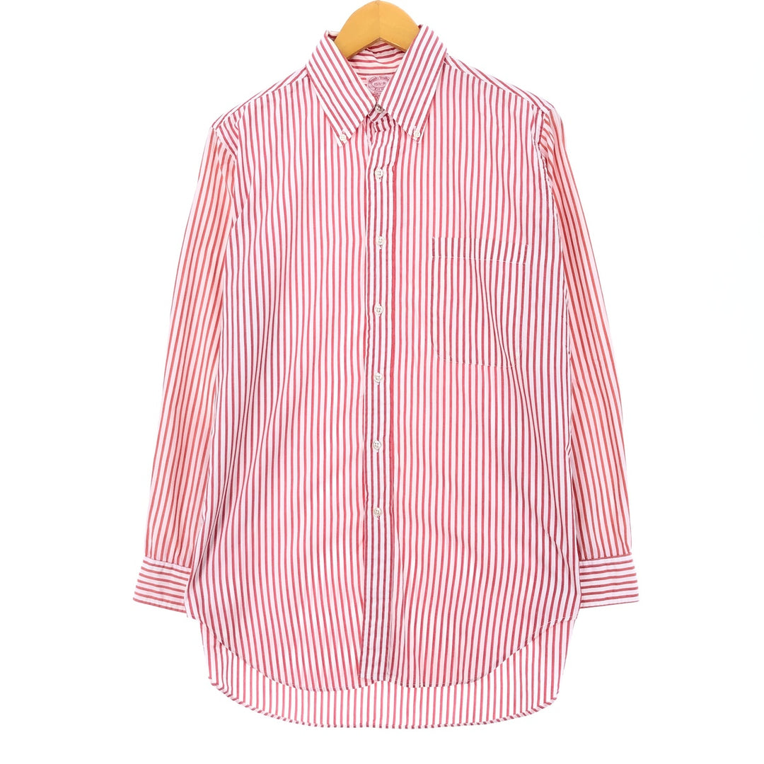 90'S Brooks Brothers Est.1818 Long Sleeve Button-Down Striped Shirt Made in USA Men's M Vintage /eaa451050