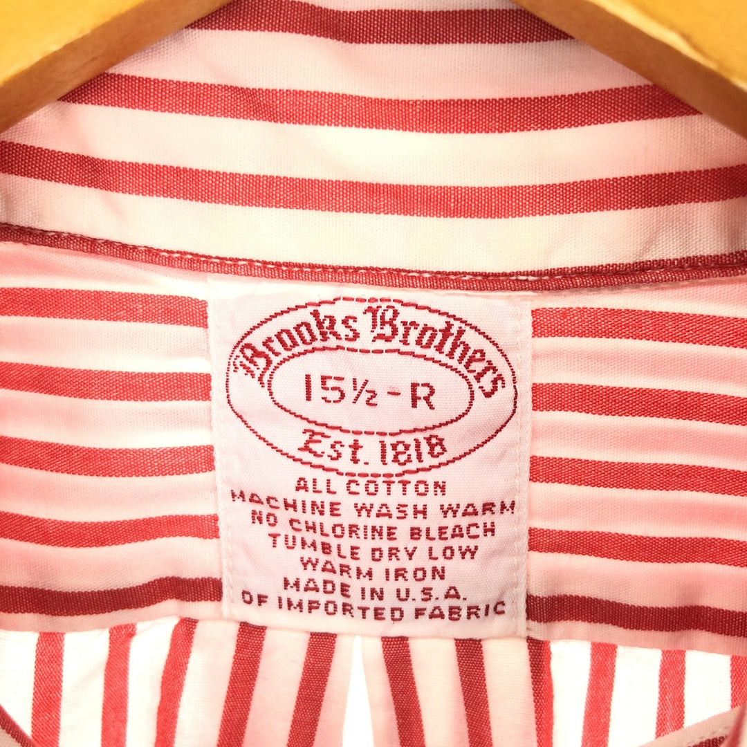 90'S Brooks Brothers Est.1818 Long Sleeve Button-Down Striped Shirt Made in USA Men's M Vintage /eaa451050