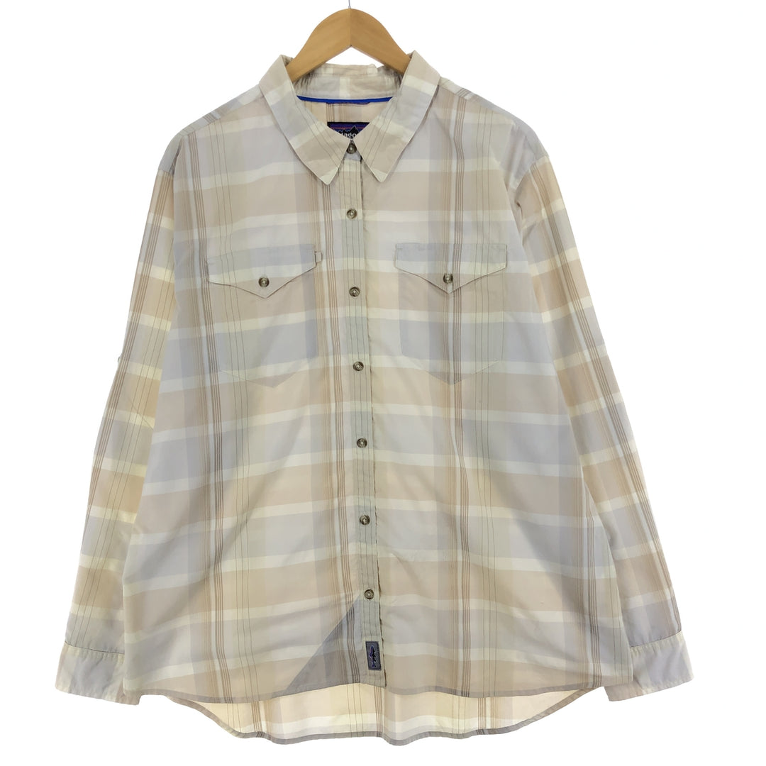 2020 Patagonia 52211SP20 Nylon x Polyester Long Sleeve Check Shirt Men's XL /eaa451058