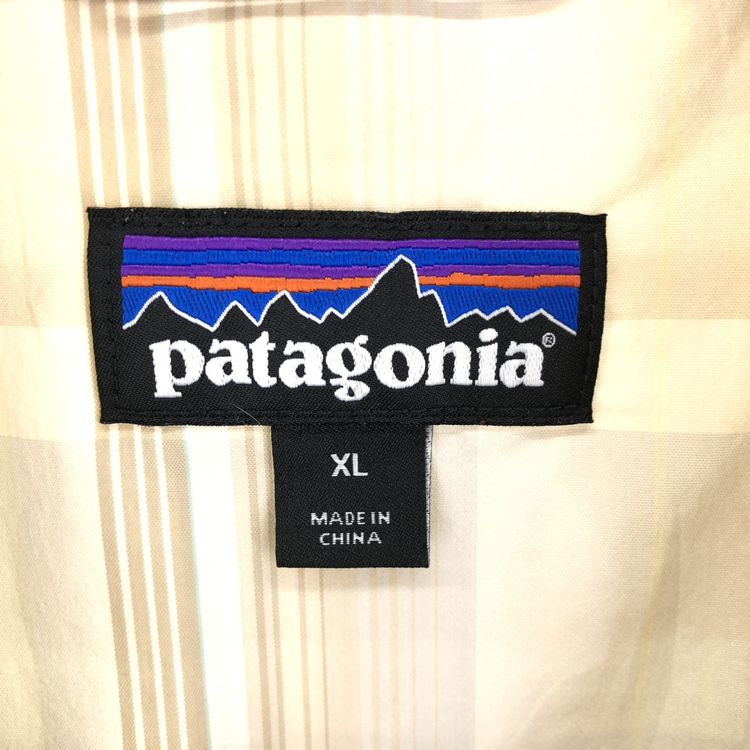 2020 Patagonia 52211SP20 Nylon x Polyester Long Sleeve Check Shirt Men's XL /eaa451058