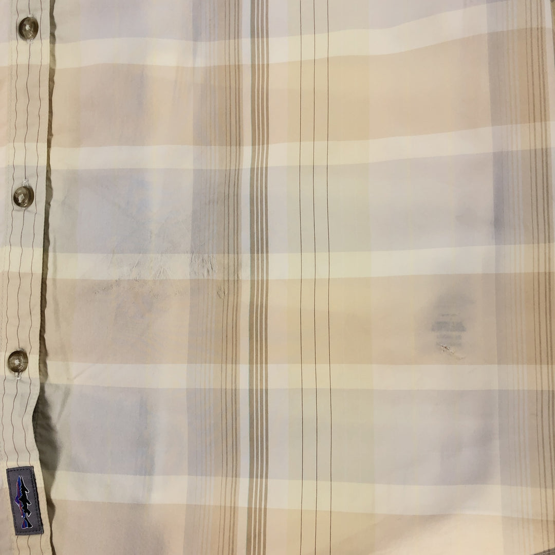 2020 Patagonia 52211SP20 Nylon x Polyester Long Sleeve Check Shirt Men's XL /eaa451058
