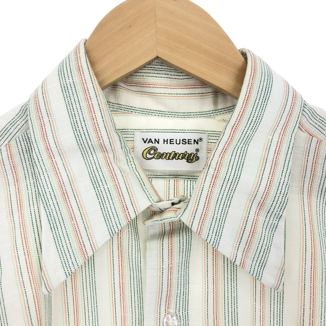 70'S VAN HEUSEN Long Sleeve Striped Shirt Men's L Vintage /eaa451078