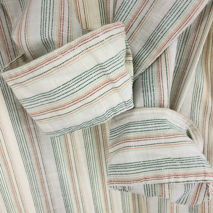 70'S VAN HEUSEN Long Sleeve Striped Shirt Men's L Vintage /eaa451078
