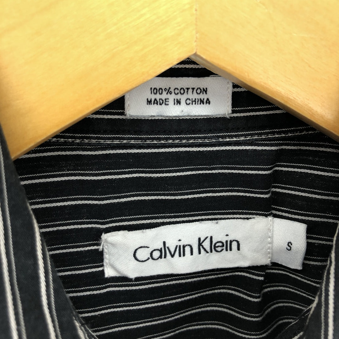 Calvin Klein Long Sleeve Cotton Striped Shirt Men's S /eaa451186