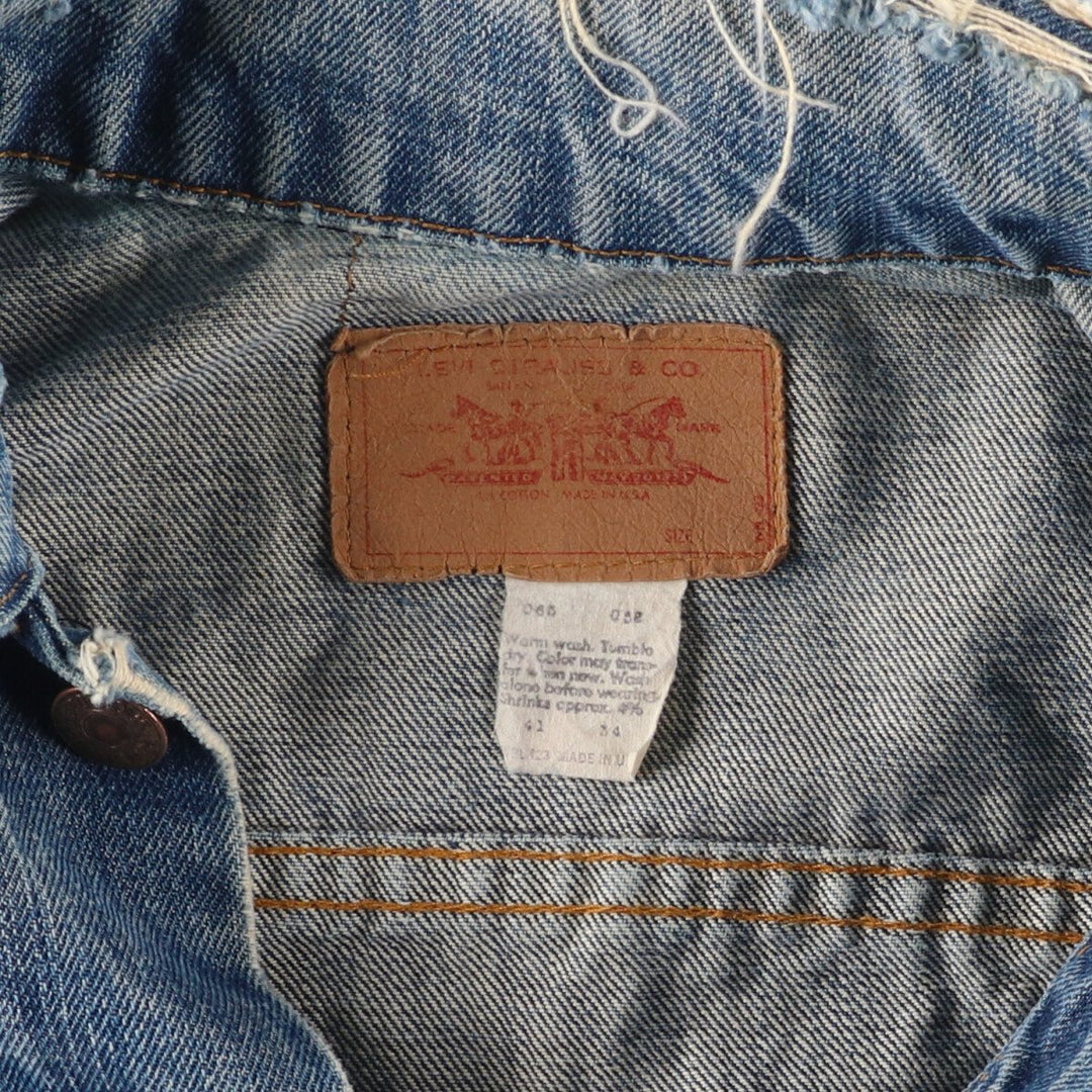 70'S Levi's denim jacket, denim jacket, made in USA, men's size S, vintage /eaa451233