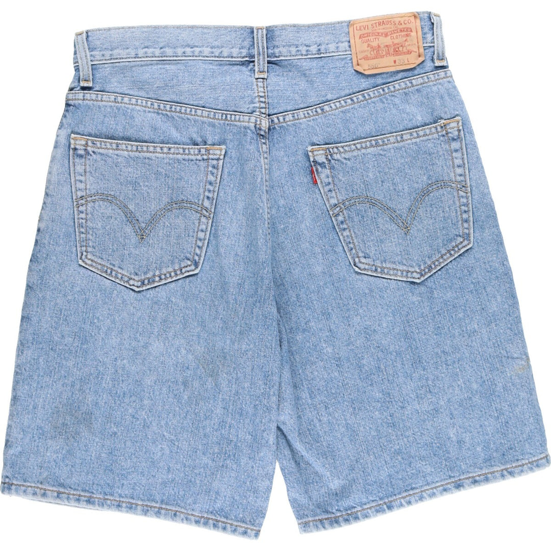 Levi's 550 Relaxed Fit Denim Shorts, Men's, W33 / eaa451321