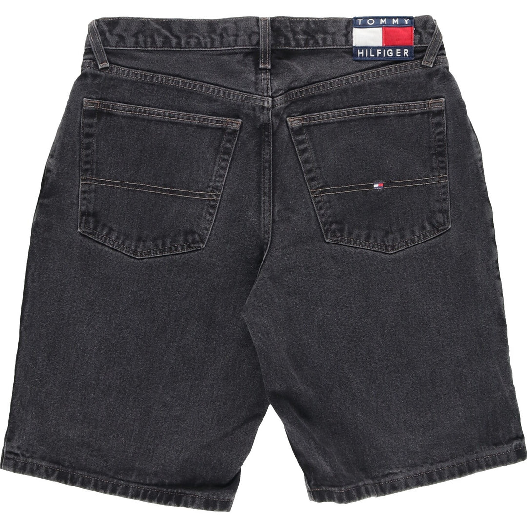 Tommy Hilfiger TOMMY HILFIGER JEANS Black denim shorts short pants men's w34 unknown black type Vintage Second Hand