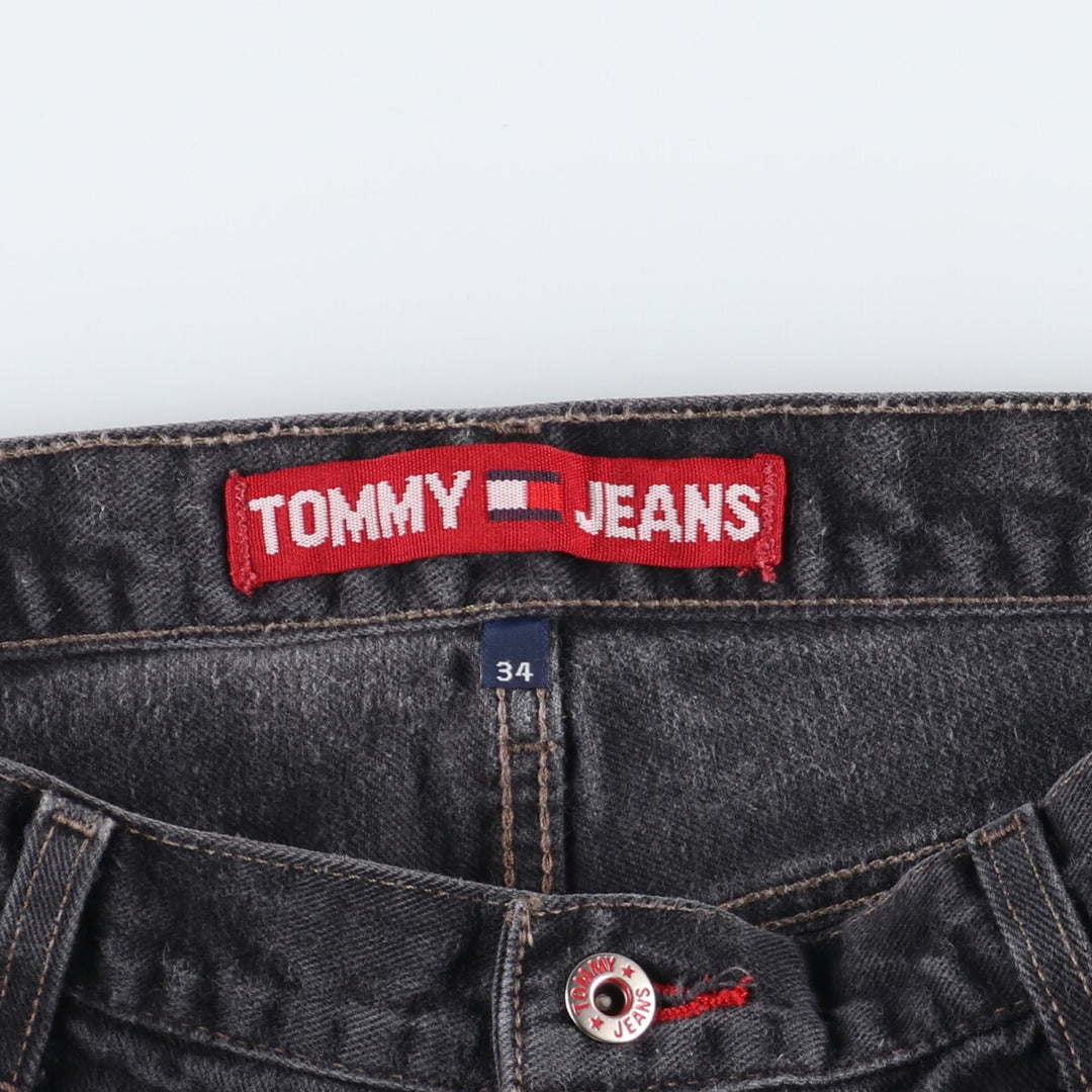 Tommy Hilfiger TOMMY HILFIGER JEANS Black denim shorts short pants men's w34 unknown black type Vintage Second Hand