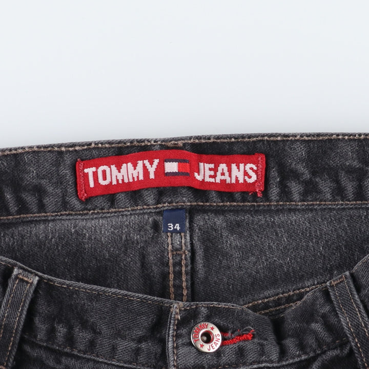 Tommy Hilfiger TOMMY HILFIGER JEANS Black denim shorts short pants men's w34 unknown black type Vintage Second Hand