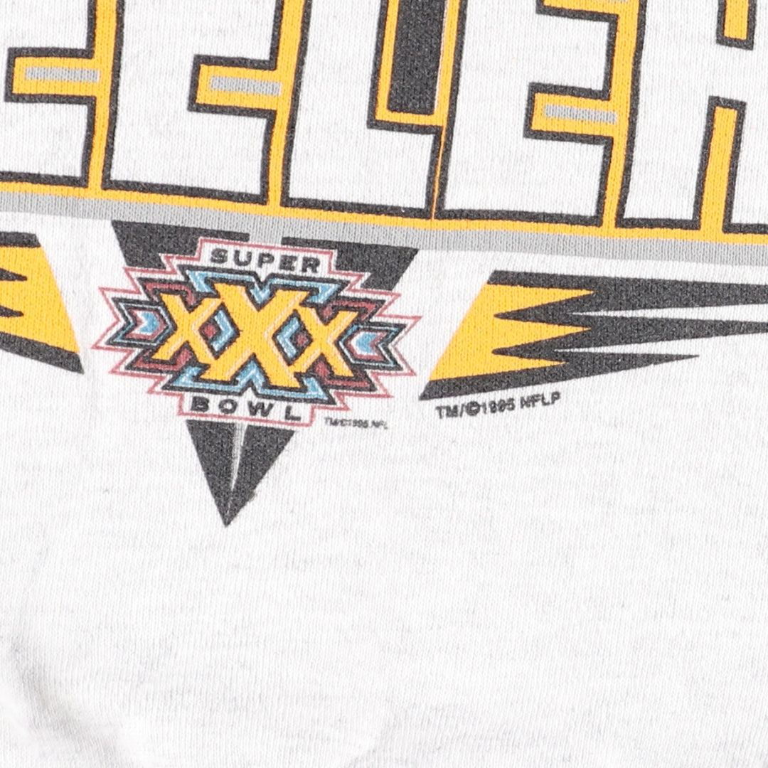 90'S Starter NFL Pittsburgh Steelers Printed Sweatshirt Trainer Made in USA Men's L Vintage cotton gray type Vintage Second Hand