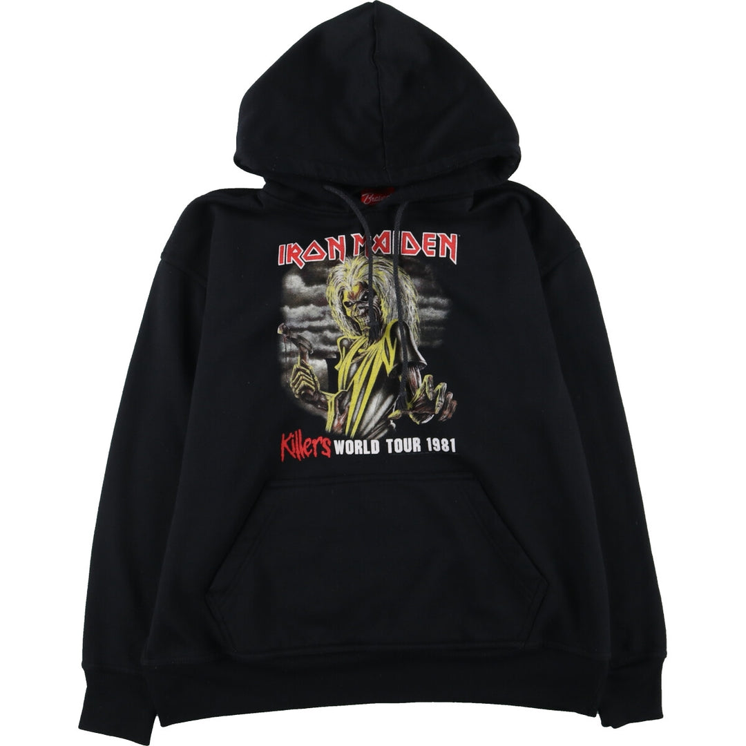 00'S IRON MAIDEN band sweatshirt pullover hoodie, men's size M / eaa451342