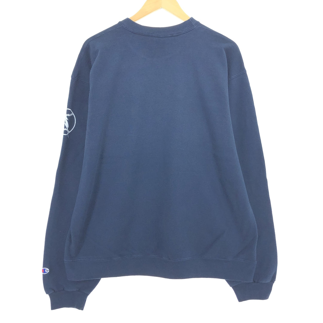 00'S Champion Printed Sweatshirt Trainer Men's XL /eaa451358