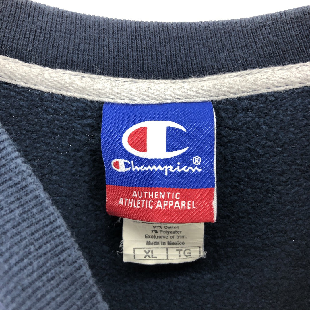 00'S Champion Printed Sweatshirt Trainer Men's XL /eaa451358