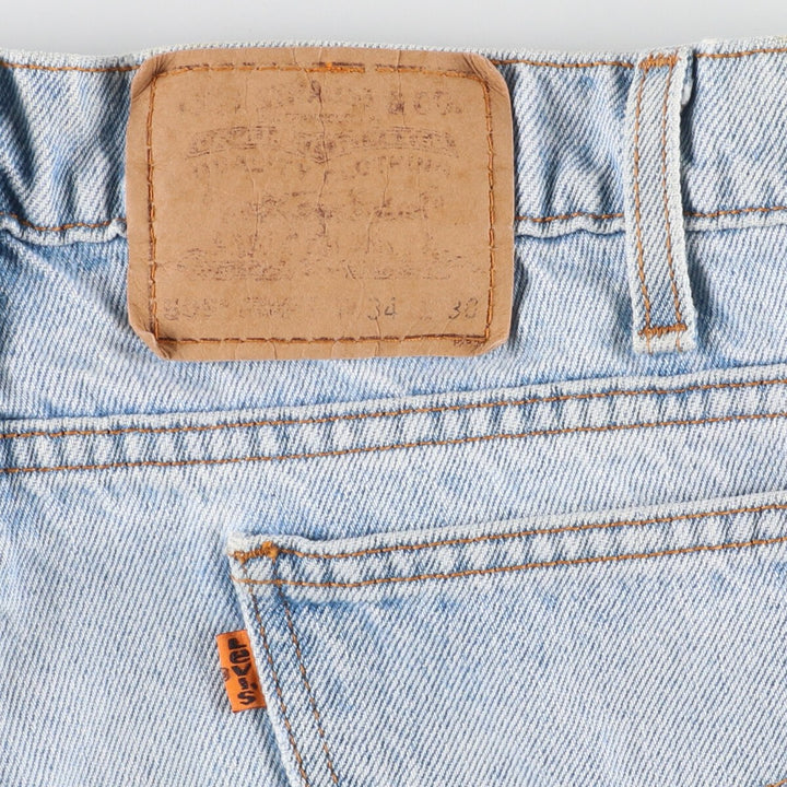 90'S Levi's 505 REGULAR FIT STRAIGHT LEG Orange Tab Tapered Denim Pants Men's W34 Vintage / eaa451368