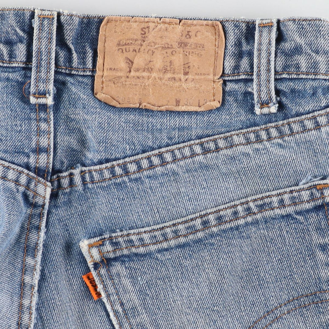 80'S Levi's 20505-0217 Orange Tab Tapered Denim Pants Made in USA Men's W30 Vintage /eaa451370