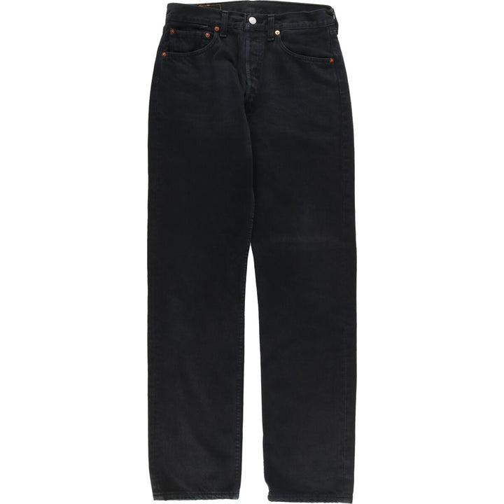 Levi's 501-0121 Euro Model Black Denim Straight Denim Pants Men's W31 Vintage / eaa451373