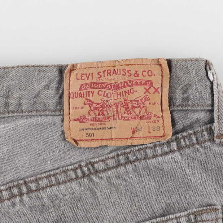 90'S Levi's 501-0159 Straight Denim Pants Men's W34 Vintage / eaa451375