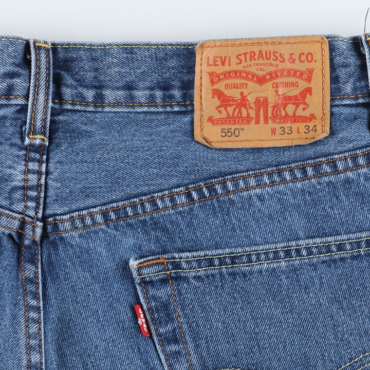 Levi's 550 tapered denim pants for men, size W34 / eaa451380