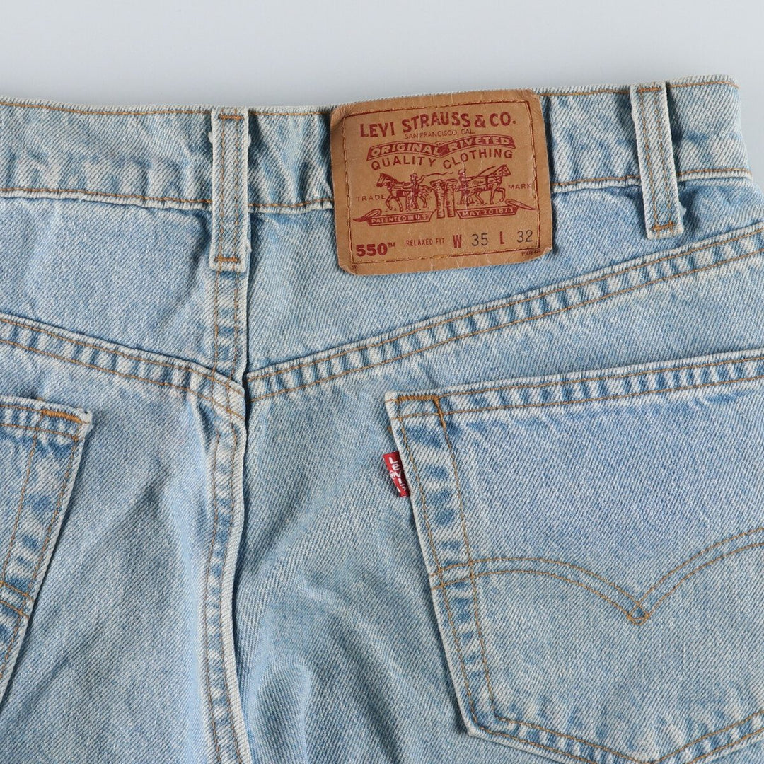 90'S Levi's 550 Relaxed Fit Tapered Denim Pants Made in USA Men's W34 Vintage /eaa451382