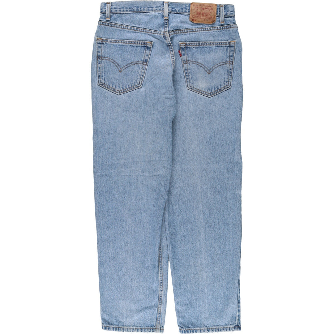 Levi's 550 tapered denim pants for men, size w34 / eaa451384