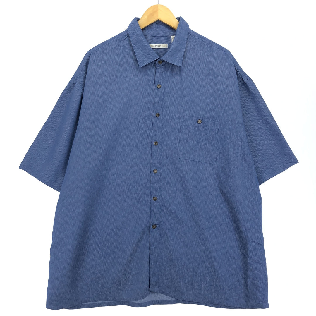 MODA CAMPIA MODA Short Sleeve Rayon Shirt Men's XXL /eaa451483