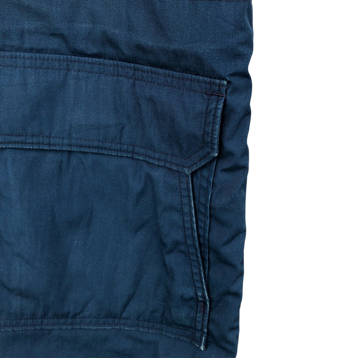 Vintage LL Bean padded mountain jacket, shell jacket, and puffer jacket from the 1970'S and 1980s, size L, women's. polyester navy blue type Vintage Second Hand
