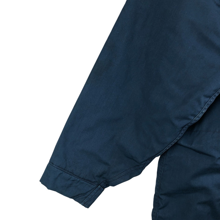 Vintage LL Bean padded mountain jacket, shell jacket, and puffer jacket from the 1970'S and 1980s, size L, women's. polyester navy blue type Vintage Second Hand