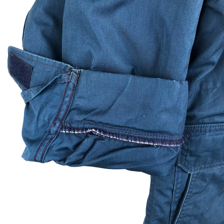 Vintage LL Bean padded mountain jacket, shell jacket, and puffer jacket from the 1970'S and 1980s, size L, women's. polyester navy blue type Vintage Second Hand