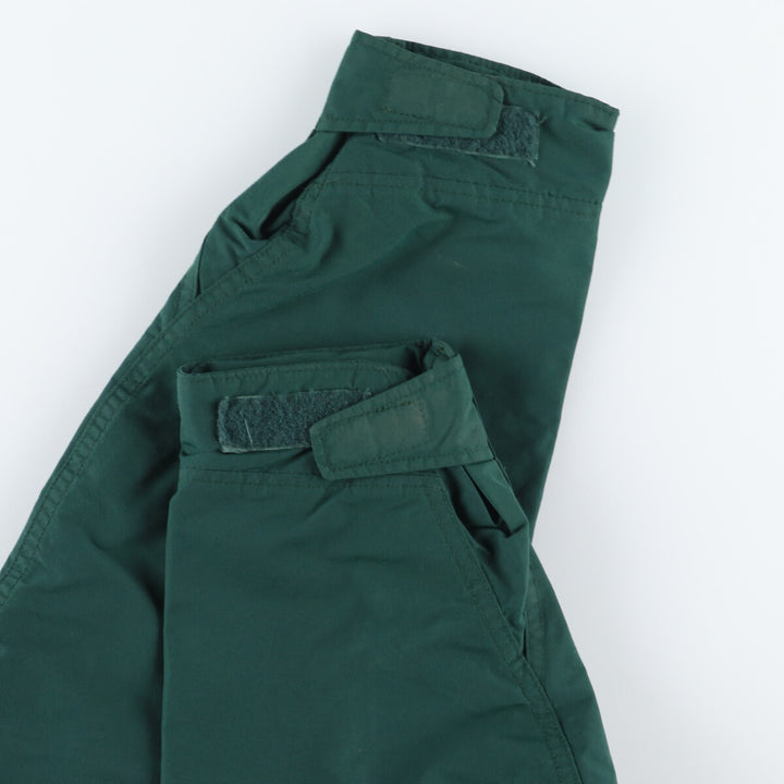 80'S LLBean Mountain Parka Shell Jacket Made in USA Men's L Size Vintage Nylon Green type dark green Vintage Second Hand