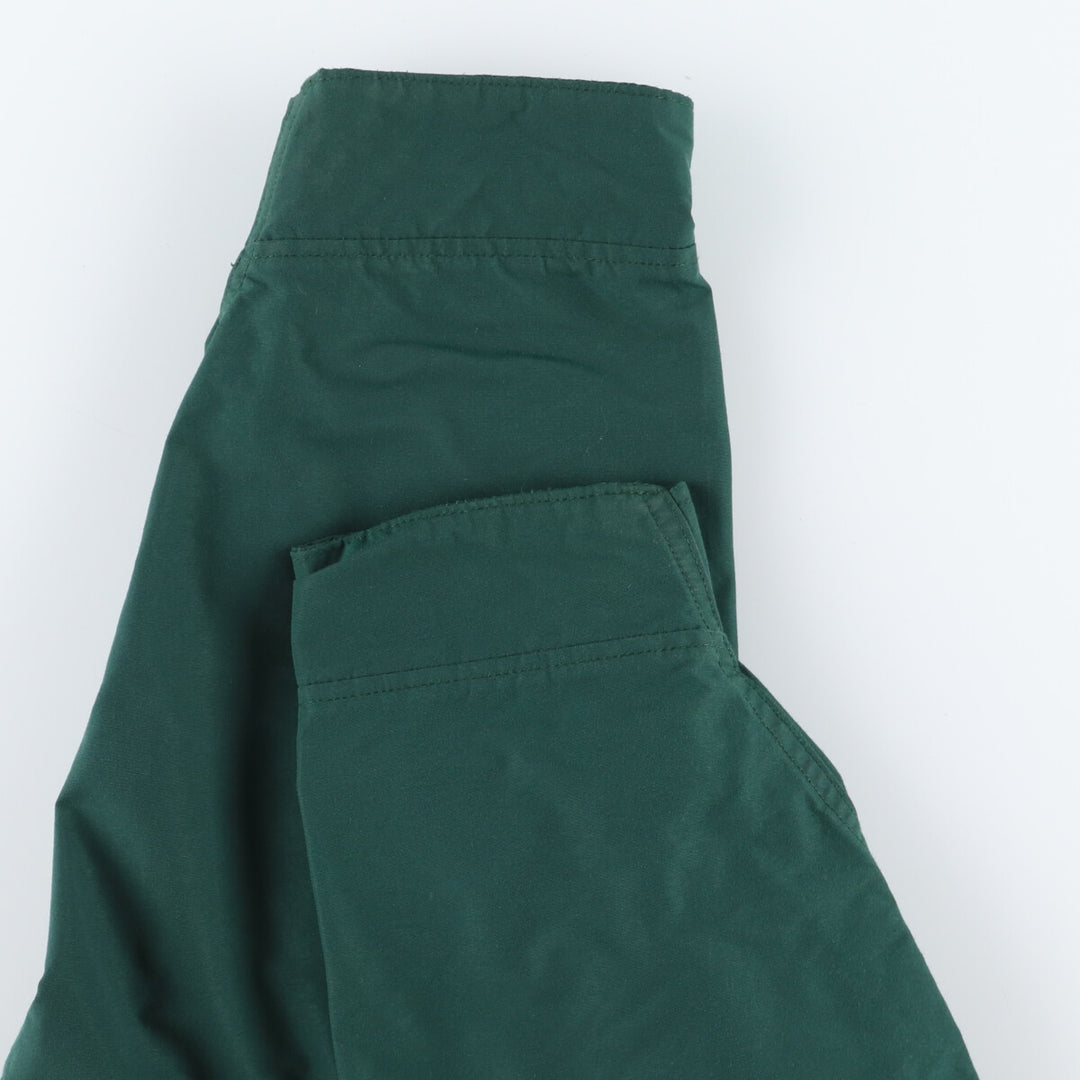 80'S LLBean Mountain Parka Shell Jacket Made in USA Men's L Size Vintage Nylon Green type dark green Vintage Second Hand