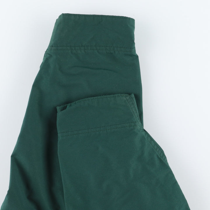80'S LLBean Mountain Parka Shell Jacket Made in USA Men's L Size Vintage Nylon Green type dark green Vintage Second Hand