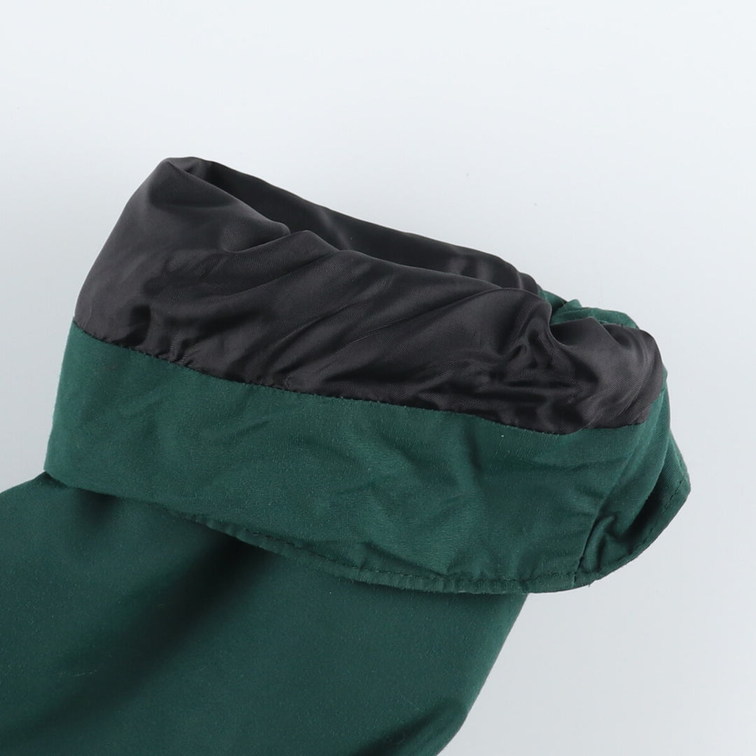 80'S LLBean Mountain Parka Shell Jacket Made in USA Men's L Size Vintage Nylon Green type dark green Vintage Second Hand