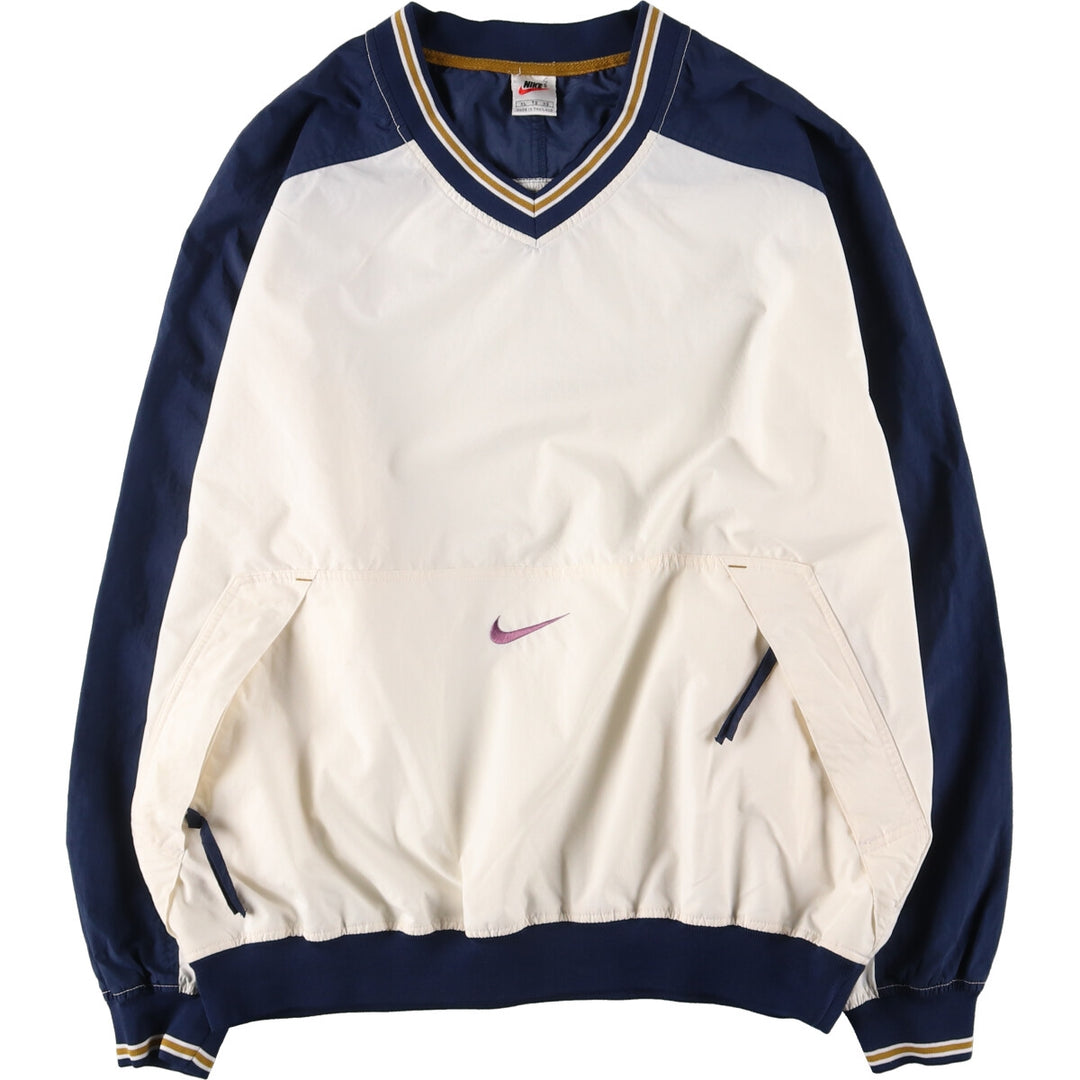 90'S Nike V-neck warm-up pullover, men's XL, vintage /eaa451571