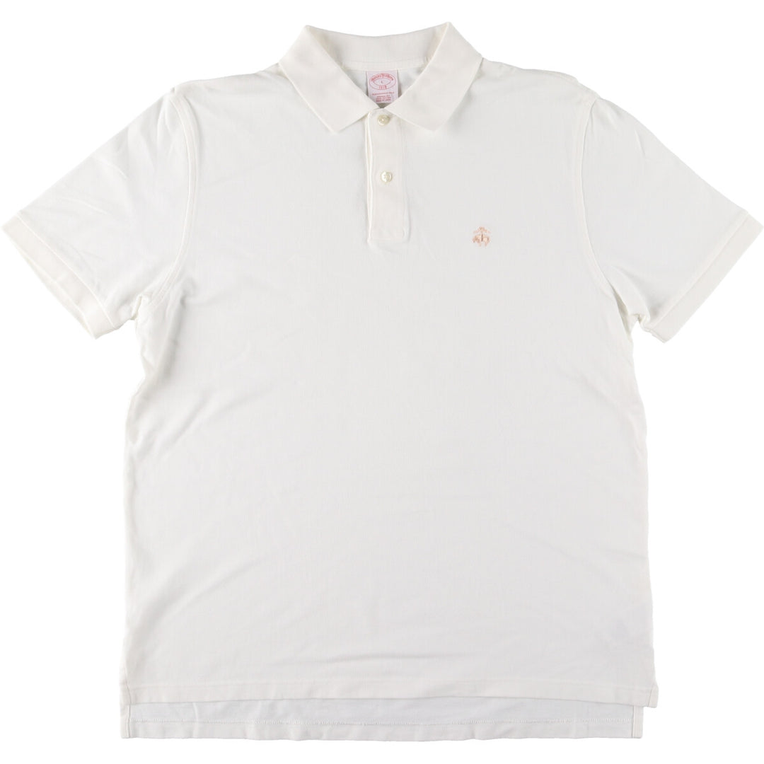 Brooks Brothers 1818 short sleeve polo shirt, men's L /eaa451635