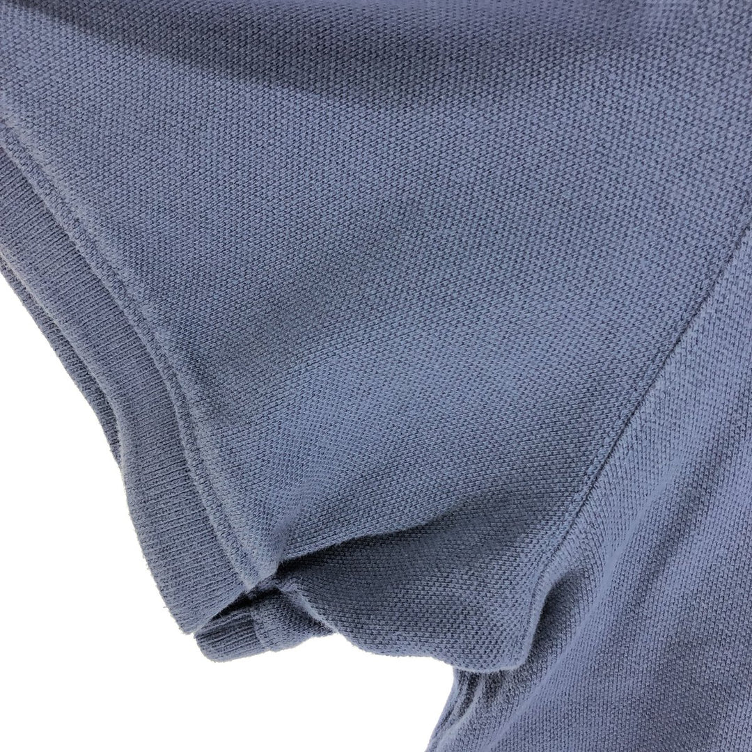 Timberland Short Sleeve Polo Shirt Men's M cotton navy blue type Vintage Second Hand