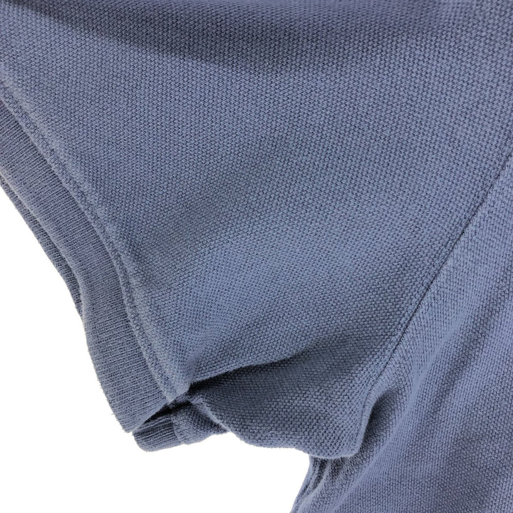 Timberland Short Sleeve Polo Shirt Men's M cotton navy blue type Vintage Second Hand