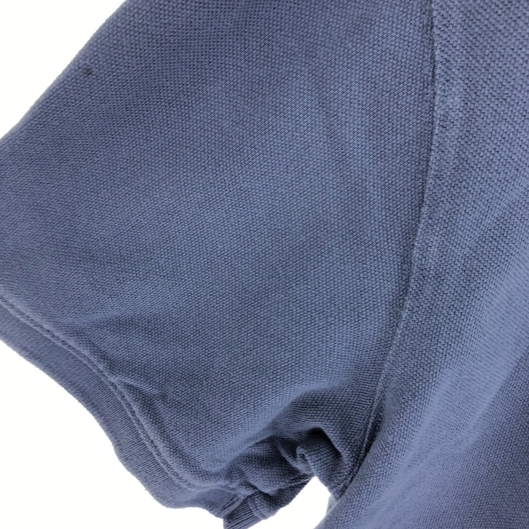 Timberland Short Sleeve Polo Shirt Men's M cotton navy blue type Vintage Second Hand