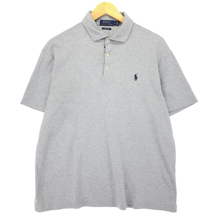 Ralph Lauren POLO RALPH LAUREN CUSTOM SLIM FIT short sleeve polo shirt men's L /eaa451665