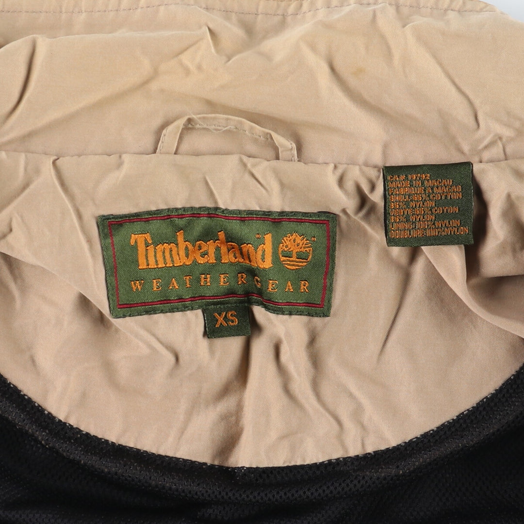 90'S Timberland WEATHERGEAR Cotton Jacket Men's XS Full Zip Vintage /eaa451686