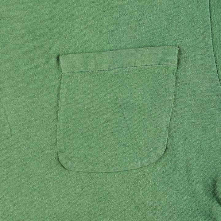 70'S Hanes Plain Pocket T-Shirt Men's L Vintage /eaa451853