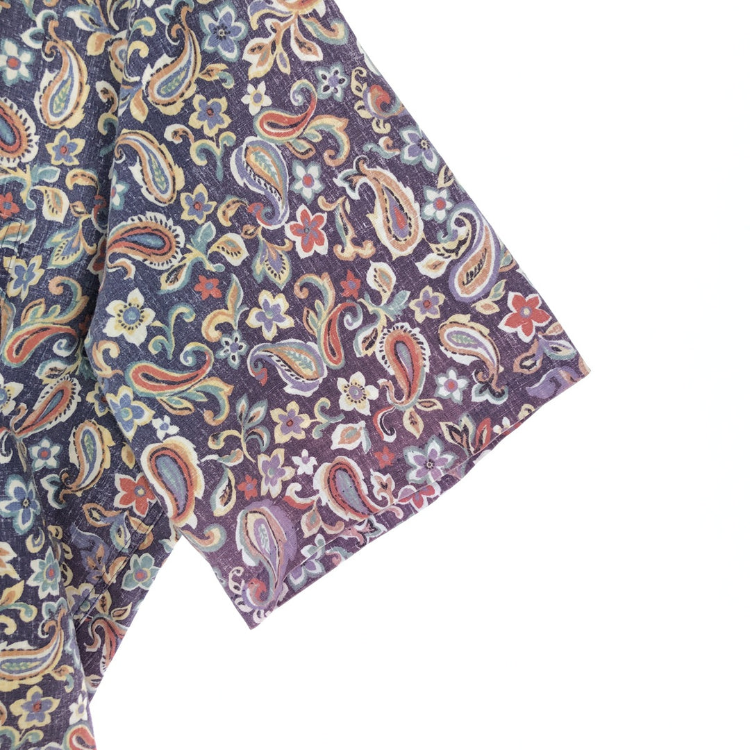 90'S Reyn Spooner Swimsuit Tag Bikini Tag All-Over Print Pullover Button-Down Hawaiian Aloha Shirt XL Men's XL /eaa451897