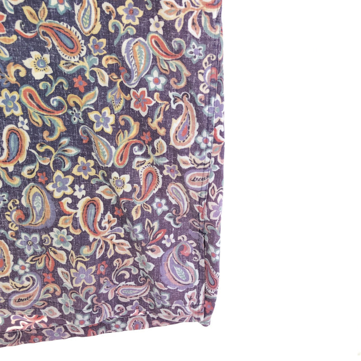 90'S Reyn Spooner Swimsuit Tag Bikini Tag All-Over Print Pullover Button-Down Hawaiian Aloha Shirt XL Men's XL /eaa451897